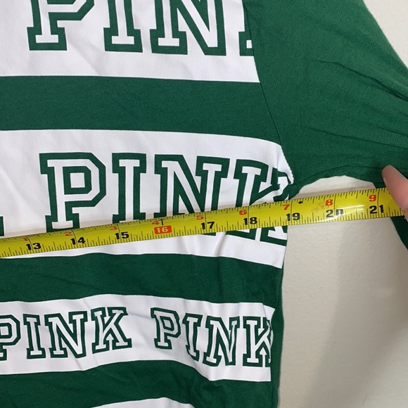 🍂Long sleeve green PINK crop top! - Picture 5 of 6